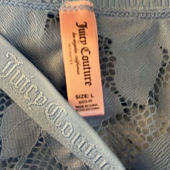 Juicy Couture Cheeky  Floral Lace Panties Set - 3pc  SZ L NWT SET .of 3 - Picture 6 of 8